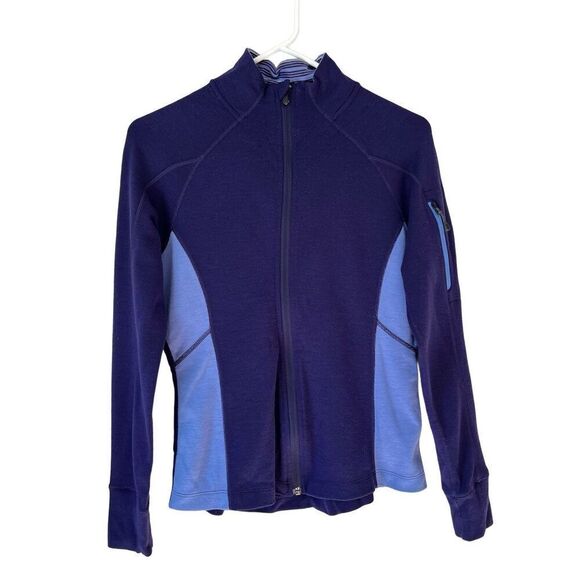 Smartwool Sweaters - Smartwool Women's Full Zip Sweater Jacket Purple Blue size Small